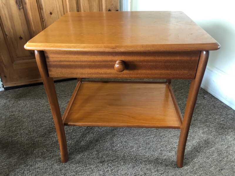 Vintage Sutcliffe Teak Occasional Side Table With Drawer Scandi Retro Mcm
