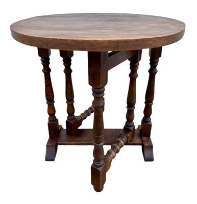 English Table With Folding Leaves, 1890s