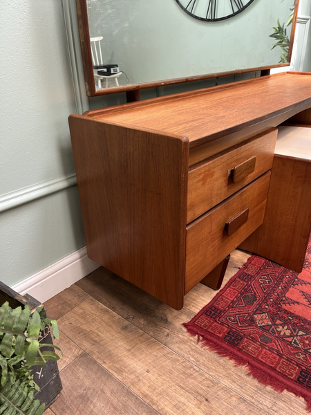 Mid Century Retro Teak Dressing Table And Stool, Sideboard By White And Newton photo for sale