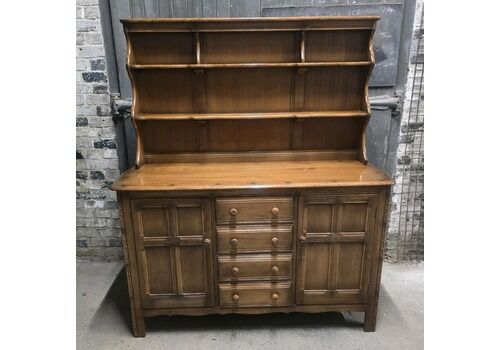 Ercol Golden Dawn Brown Sideboard Welsh Dresser Cabinet