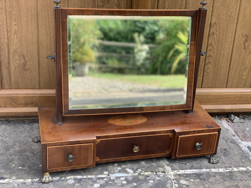An Outstanding Regency Dressing Table Mirror.