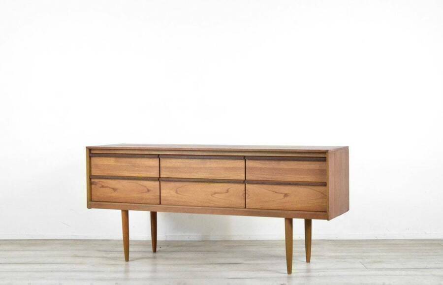 Vintage Austinsuite Teak Dressing Table Drawers Sideboard Delivery Midcentury Danish Style