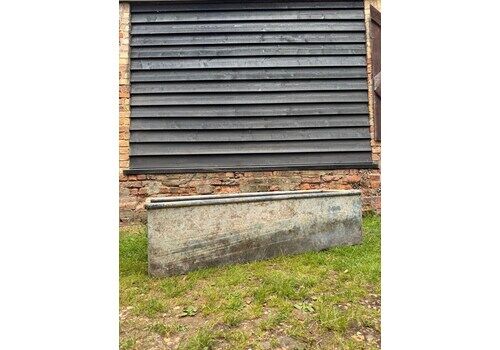 Reclaimed Galvanised Trough Garden Planter / Raised Flower Bed Plant Pot 3b