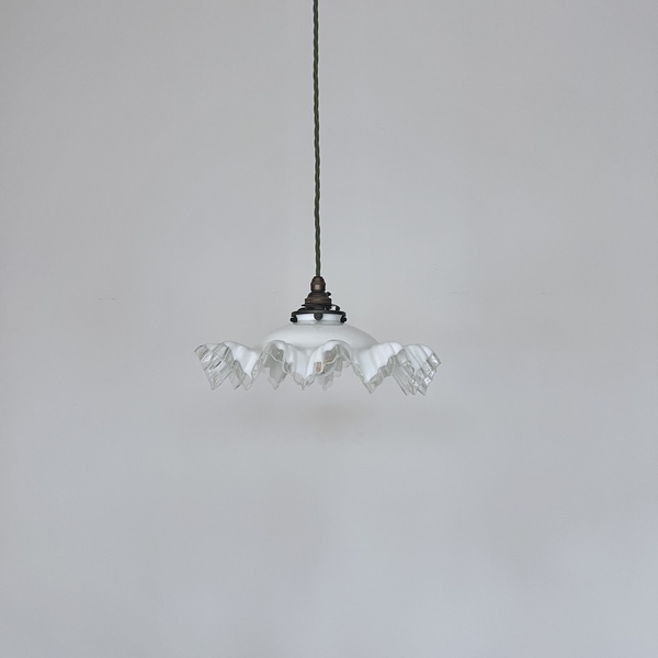 French Handkerchief Shade With Clear Edge