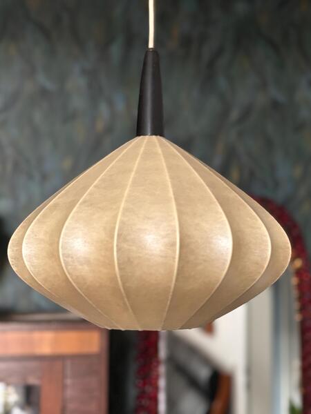Cocoon Lamp By George Nelson, 1960s