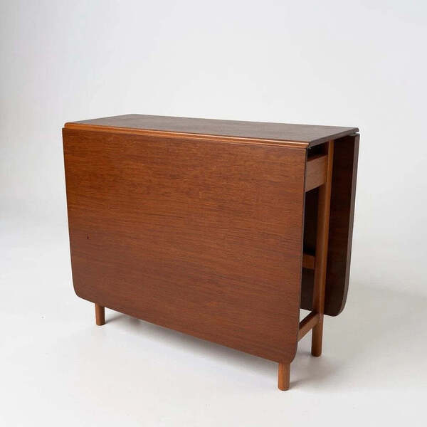 Mid Century Modern Macintosh Extending Drop Leaf Table photo furniture