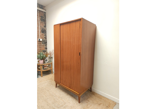 Austinsuite Wardrobe Mid Century Sliding  Tambour Door Retro Vintage Delivery
