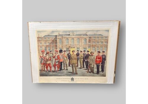 Uniforms Of The Honourable Artillery Company, 1640–1939” – Framed Military Print