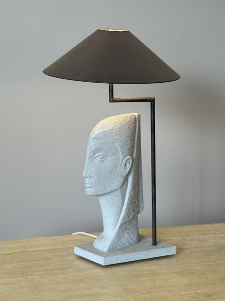 Art Deco Revival Table Lamp Attributed To Austin Productions, USA