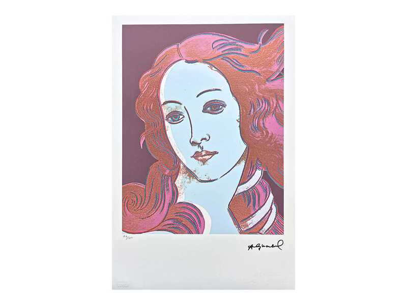 Andy Warhol Birth Of Venus  Signed, Numbered Edition Of 100, 38 X 56 Cm, Edition Leo Castelli