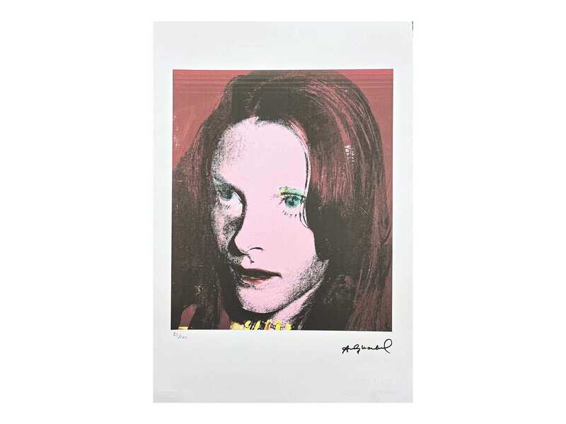 Andy Warhol   Sanda Brant   Signed, Numbered Edition Of 100, 38 X 56 Cm, Edition Leo Castelli