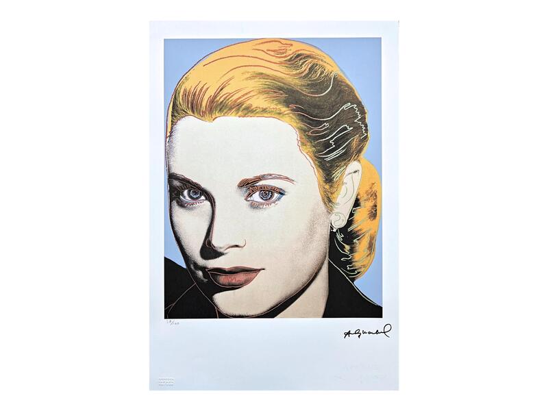Andy Warhol (After)   Grace Kelly   Signed, Numbered Edition 37/100, 38 X 56 Cm, Edition Leo Castelli