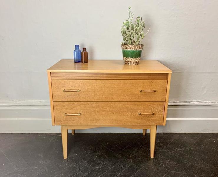 Small Vintage Chest Of Drawers By Lebus D47 Lebus Vinterior