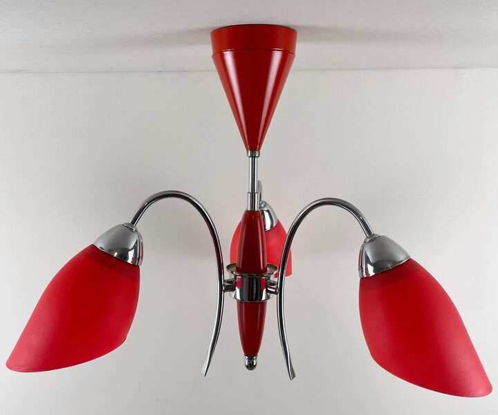 Mid Century Atomic Chandelier Ceiling Light.
