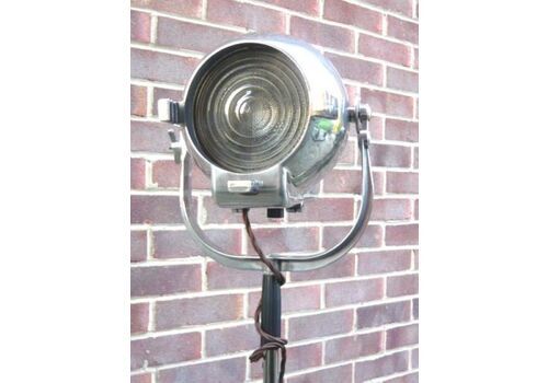 Vintage Strand Electric British Theatre Film Spot Light Antique Studio Industrial Floor Standard Lamp Mid 20th Century