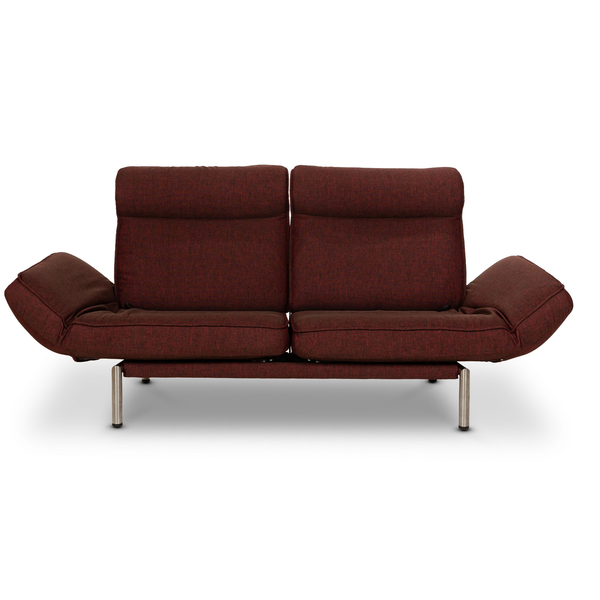 De Sede Ds 450 Fabric Sofa Red Two Seater Function Relaxation Function New Cover