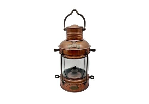 Antique Copper Davy & Co Ship