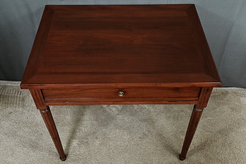 Cabaret Table In Cuban Mahogany, Louis XVI Period – Late 18th Century photo Furniture