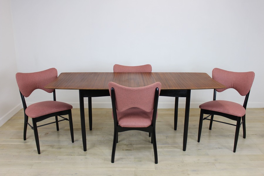 Stylish Late 1950’s Vanson Table And 4 Chairs By Peter Hayward