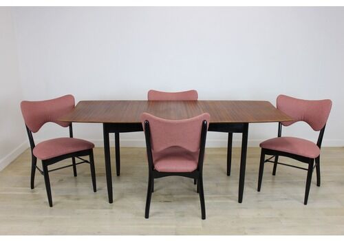 Stylish Late 1950’s Vanson Table And 4 Chairs By Peter Hayward