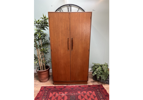 Stunning Mid Century Retro Teak Gplan Fresco Double Wardrobe, Danish Style