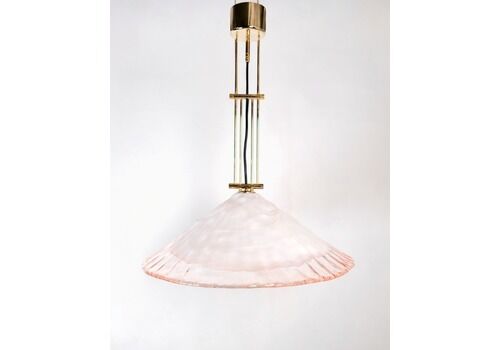 Murano Glass And Brass Pendant Light By La Murrina, Italy, 1970s