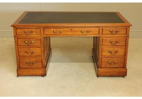 Early 20th Century Mahogany Banker