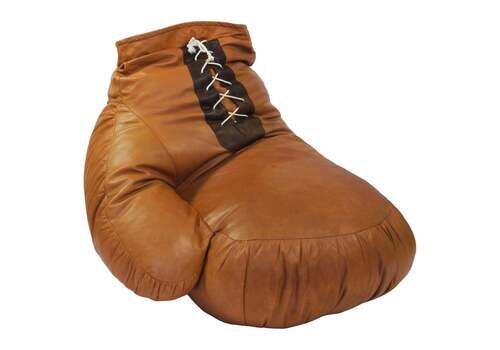 Susi & Ueli Berger Boxing Glove Chair By De Sede, Leather, Switzerland, 1970s
