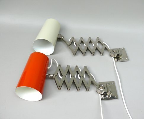 Scissor Lights From Hala, 1960s, Set Of 2