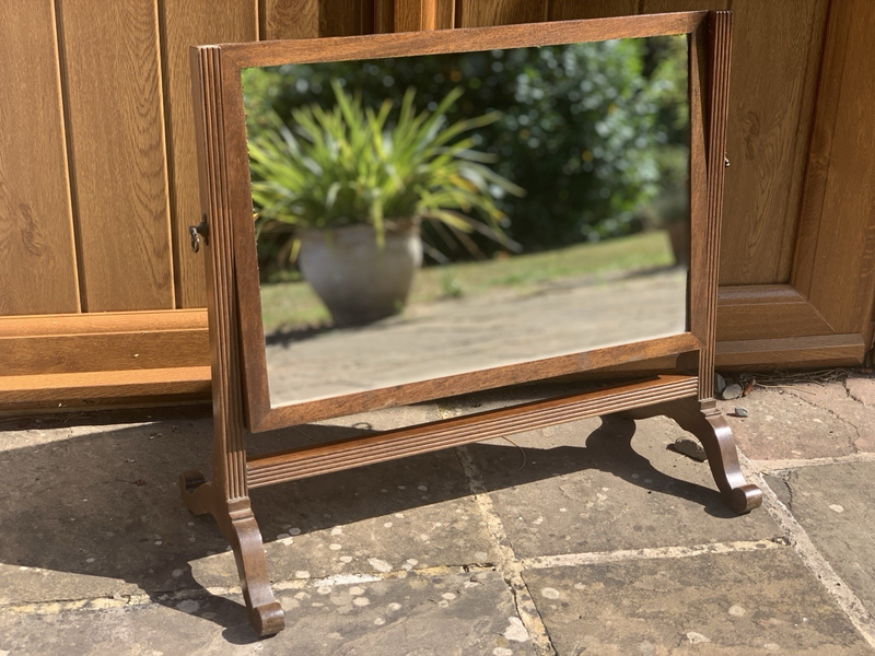 An Elegant 19th Century Dressing Table Mirror