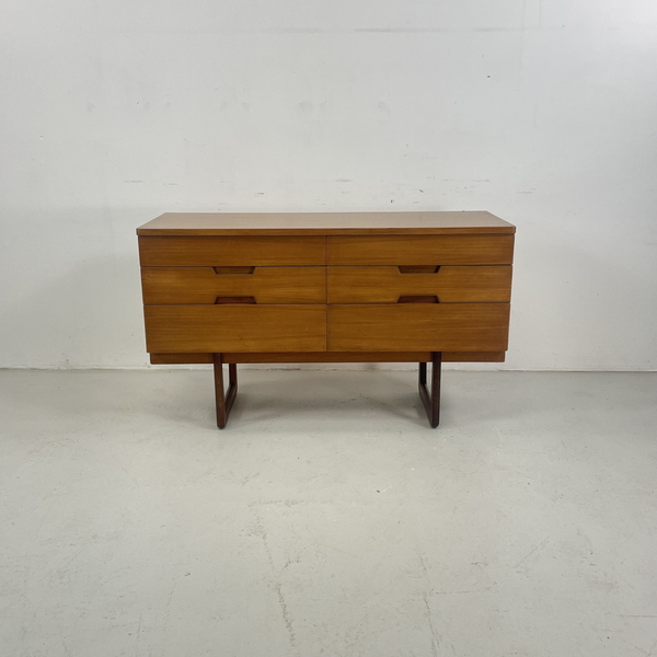 Midcentury Teak Sideboard By Gunther Hoffstead For Uniflex photo furniture