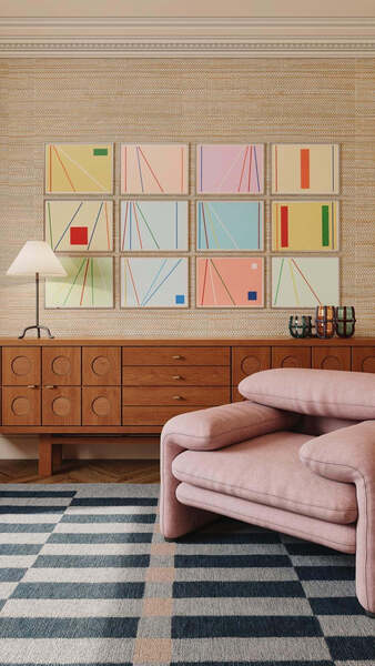 Göran Gimdal C.1979 'Abstract Lithographs. Perfect Gallery Piece.