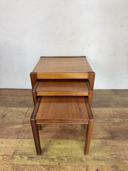 Mid Century Nest Of Teak Tables