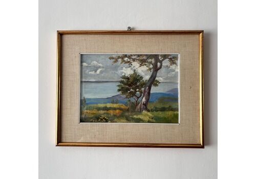 Vintage Oil Landscape Painting