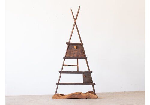 Naturalistic Driftwood Etagere