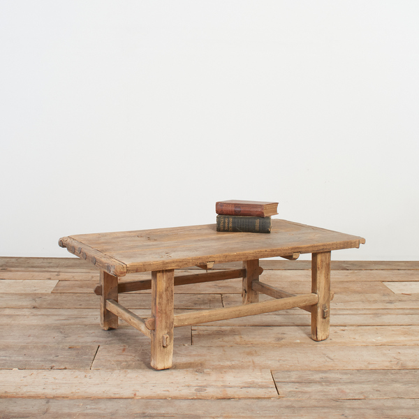Antique Rustic Elm Coffee Table – As
