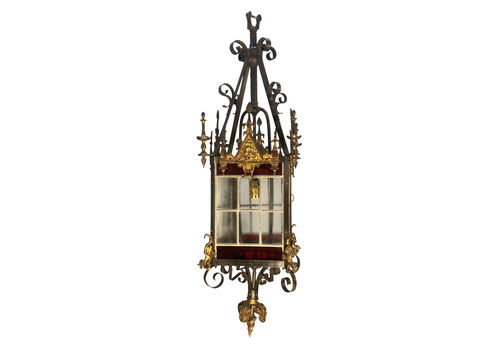 A XIX Century English Gothic Lantern In The Manner Of Pugin