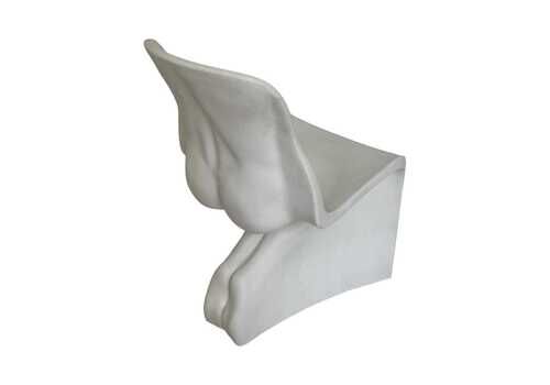 Fabio Novembre   Casamania   Him Chair   S Shapen Chair With Human Curves   White   Indoor / Outdoor Use