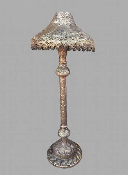 A Large Moorish Floor Lamp