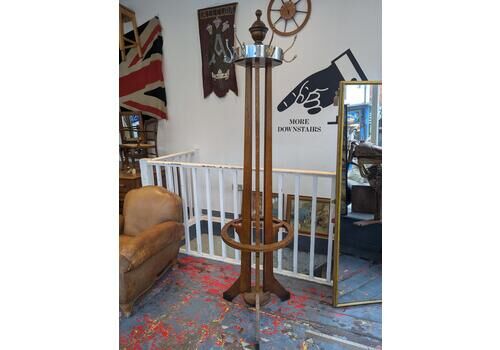 1930s Arts And Crafts Oak Coat Rack/Umbrella Stand. Antique/Vintage/Entryway