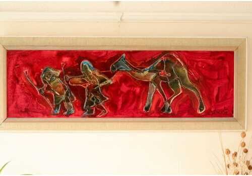 "Camels" By Henryk Rolinsky, Mid 20th Century