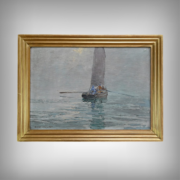 Painting “In The Mist” By G. Lhermitte – 1930