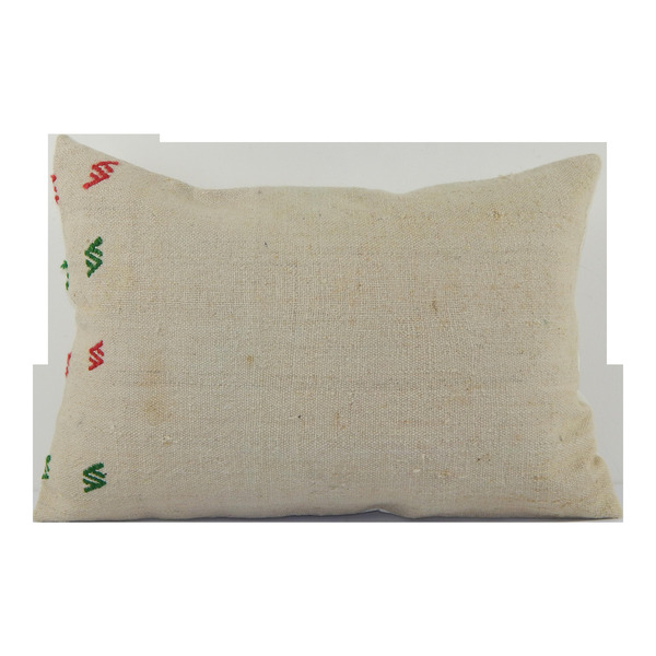 Decorative Wool Throw Pillow 16" X 22"