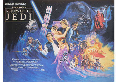 Star Wars Return Of The Jedi" Original Vintage Poster"