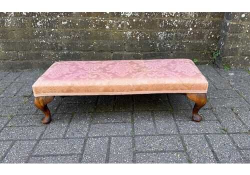 Vintage Low Wooden Stool – Low Foot Stool – Fire Stool, Vintage Bench, Antique Stool, Fireside Stool, Footstool, Foot Rest