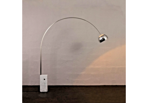 Original Vintage Arco Floor Lamp By Achille & Pier Giacomo