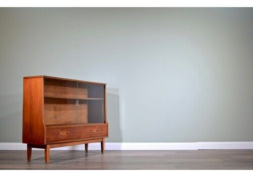 Jentique Midcentury Teak Bookcase / Display Cabinet. Vintage Modern / Danish / Retro
