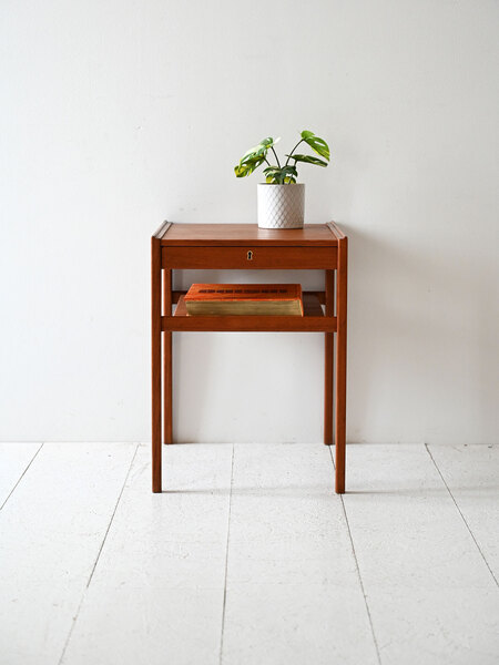 Vintage Swedish Bedside Table By Egström & Mírstrand For Dixi