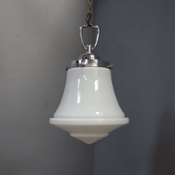 Art Deco Opaline Pendant C1930