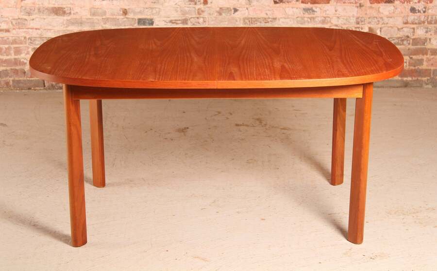 Midcentury G Plan Extending Teak Dining Table C.1970 photo furniture